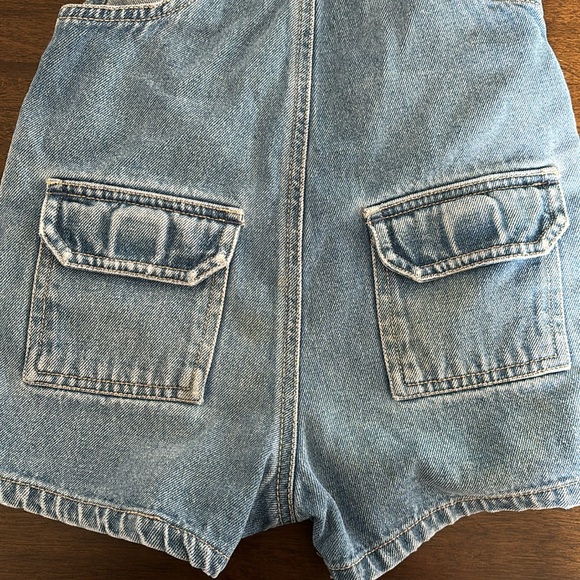 Little Boys Shorts Overalls - Picture 4 of 5
